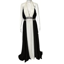 Tony Bowls Dress Vintage Iridescent Beaded Sequin Formal Pageant Prom Event New