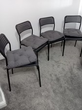 dining chairs 4 IKEA with cushions