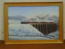Vintage acrylic oil painting - acrylic/oil,
