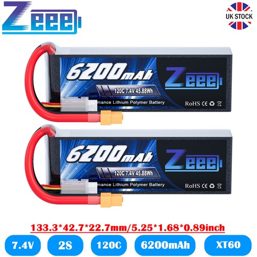 Zeee lipo battery 7 4v - 2x, 2s