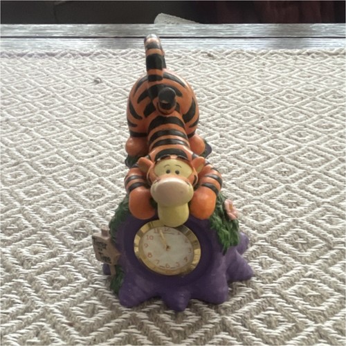 Disney tigger clock figurine - disney,