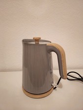george home fast boil grey wood effect kettle