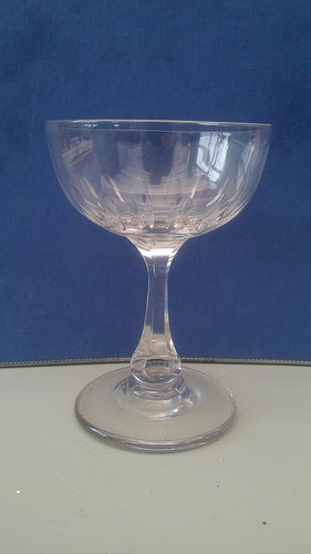 Antique georgian lens - lens, cut
