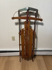 Flexible Flyer 44J Vintage Wooden Sled