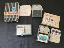 Job Lot 3 Vintage 8MM Film HIP Quik Splice Butt Splicer Ensign & Mansfield Dry