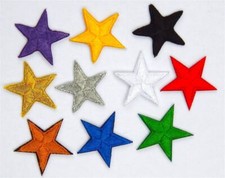 Star patches, iron on