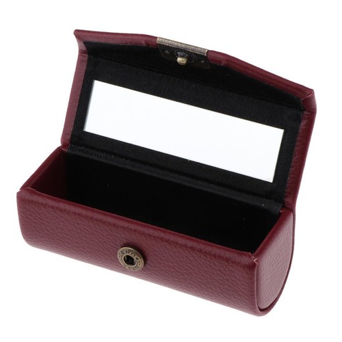 Lipstick case with mirror pu - with, mirror,