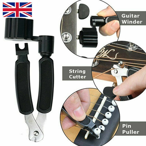 Guitar string winder - 3-in-1,