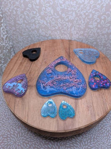 Ouijah planchette resin art - resin,
