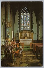 Postcard Slipper Chapel Interior Our Lady Of Walsingham Norfolk Religious