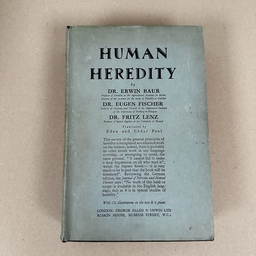 Human heredity baur fischer - human,