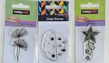 Hobbycraft clear stamps - x,