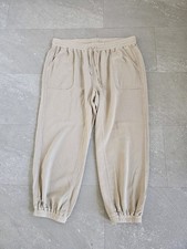Ladies beige, casual trousers/joggers size 20. River Island. New