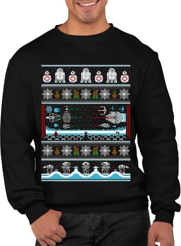 Ugly robot christmas jumper - ugly,