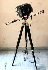 Handmade Marine Studio Searchlight Nautical Tripod Floor Lamp Home Decor Gift