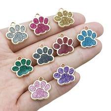 Charms Paw Print Enamel