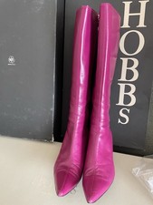 Hobbs Uk Size 5 Pink Heel Knee