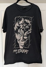 Batman T-Shirt Mens Graphic - The Joker - Size Large