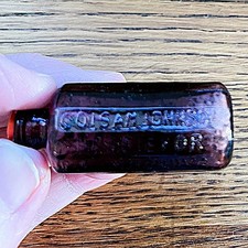 Vintage purple bottle 1852 col - purple,