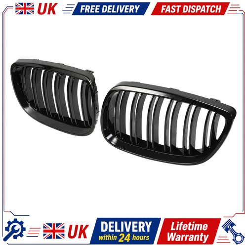 Glossy black kidney - 2x, grilles
