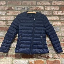 Ladies Puffa Original Duvet Clothing Company Lightweight Down Jacket Navy Size S