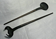 Jens Quistgaard Dansk Danish Teak Handle Serving Cutlery Mid Century Design