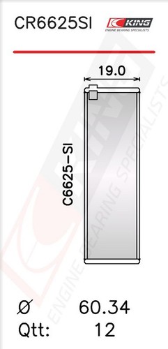 King cr6625si1 connecting - king,