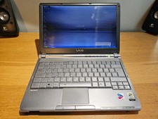 11" Sony Vaio VGN-TX2HP Pentium 1.2GHz Vintage Retro Legacy Windows XP Laptop