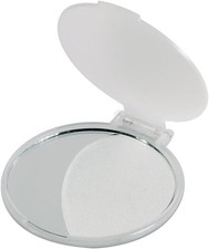 Mini Slim Compact Pocket Mirror Handbag Travel Small Lightweight Plastic UK Made