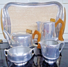 Vintage picquot ware tea - ware, +