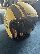 SPADA ACE RANGER MOTORCYCLE HELMET MATT BLACK SCOOTER