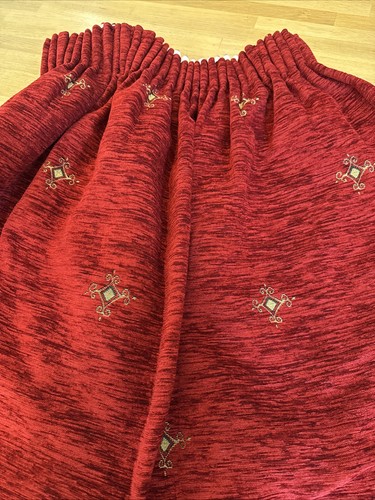 Curtains claret red - curtains,