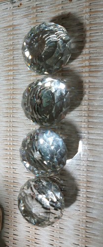Clear crystal diamond - diamond, glass
