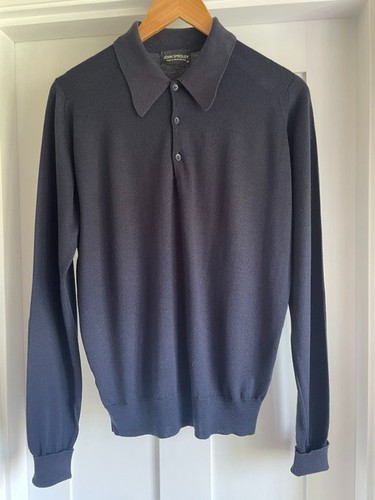 Vintage john smedley navy - vintage,