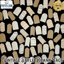 9 Mixed Vintage Style Blank