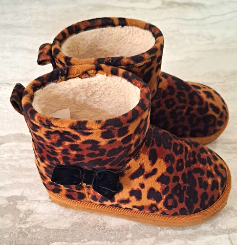 Girls leopard print bootie - girls,