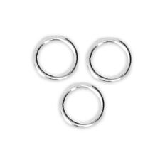 925 Solid Sterling Silver CLOSED JUMP RINGS 4mm, 6mm, 8mm (jewellery making)