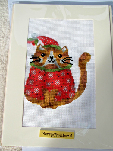 Completed christmas cross - christmas,