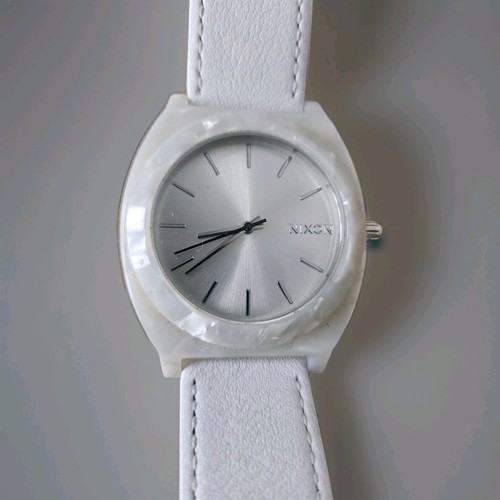 Nixon time teller rare white - time,