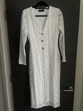 Zara White Dress Size S Summer