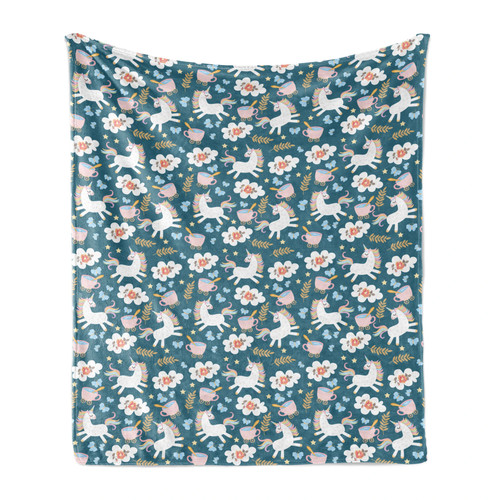 Unicorn soft flannel fleece - unicorn,