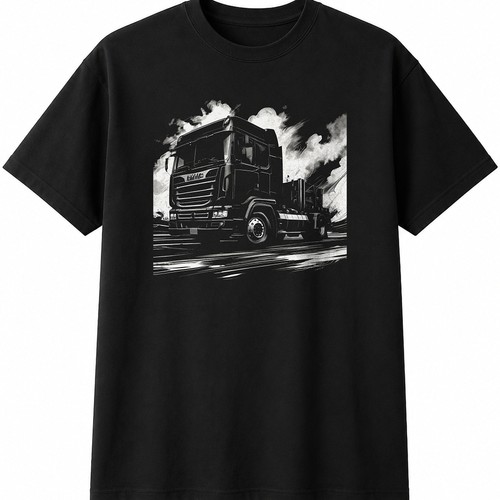 Hgv lorry dark fantasy retro - lorry,