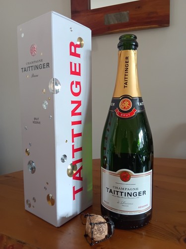 Champagne bottle taittinger - champagne,