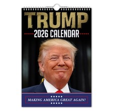 2026 Wall Calendar - Donald Trump – Funny - Quirky - Christmas - Birthday