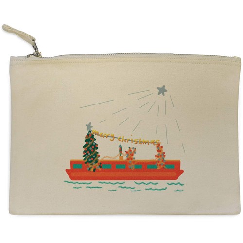 Christmas narrow boat - on,