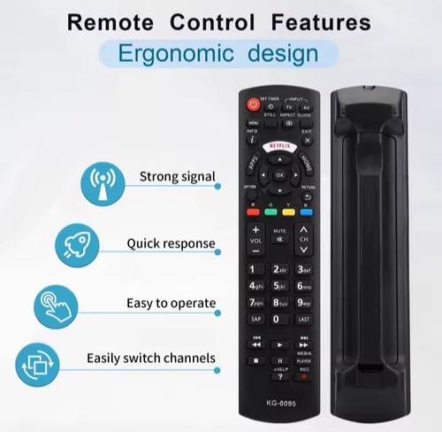 Remote control replacement - tv,