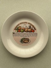 25cm Baked Potato Surprise Recipe Plate Vintage