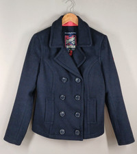 Superdry pea coat - coat, womens