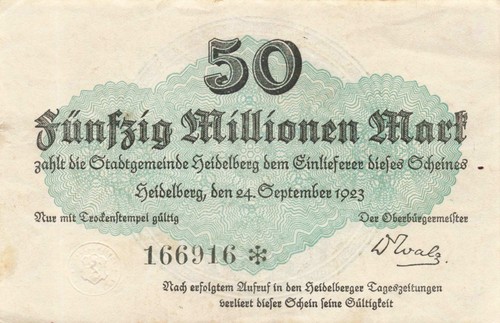 Heidelberg city million - heidelberg, 50
