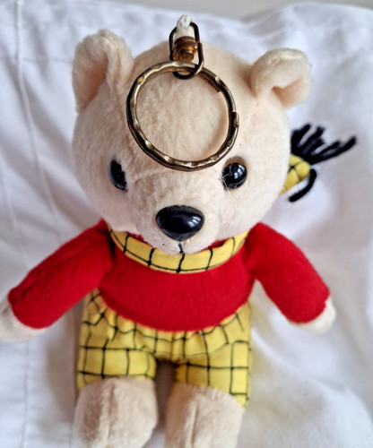 Rupert bear plush - rupert, bag